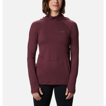 Columbia Ženske Majice S Kapuljačom - Winter Power Hooded Knit Bordo | EZNO-81273